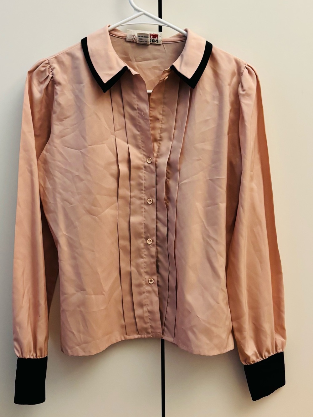 Vintage 80s Long Sleeve Blouse